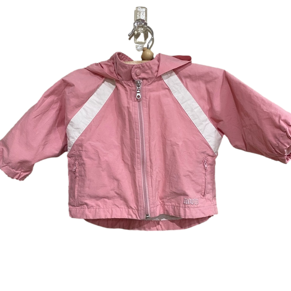 Roots baby jacket size small 6 months pink